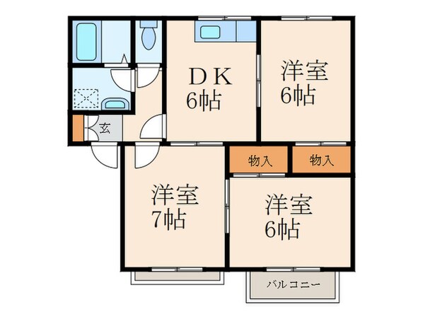 メイゾン芝峠の物件間取画像